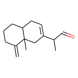 Eremophila-1(10),6-dien-12-al