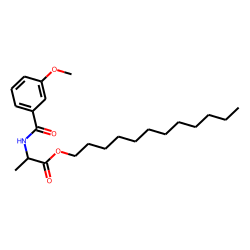 D-Alanine, N-(3-anisoyl)-, dodecyl ester