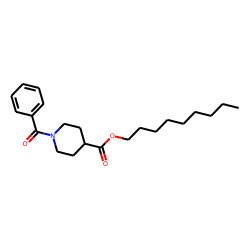 Isonipecotic acid, N-benzoyl-, nonyl ester
