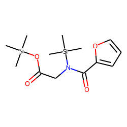 Glycine, N-(2-furanylcarbonyl)-N-(trimethylsilyl)-, trimethylsilyl ester