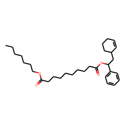 Sebacic acid, (2-(cyclohexenyl-3)-1-phenyl)ethyl heptyl ester
