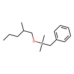 2-Methyl-1-pentanol, benzyldimethylsilyl ether