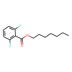 2,6-Difluorobenzoic acid, heptyl ester