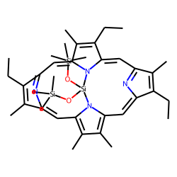 C31-Aetio-porphyrin, Si-(OTMS)2-derivative
