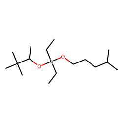Silane, diethyl(3,3-dimethylbut-2-yloxy)isohexyloxy-