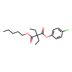 Diethylmalonic acid, 4-chlorophenyl pentyl ester