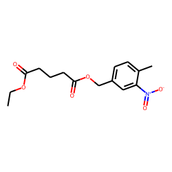 Glutaric acid, ethyl 4-methyl-3-nitrobenzyl ester