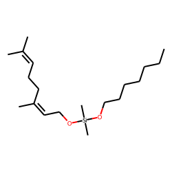 Silane, dimethyl(trans-3,7-dimethyl-2,6-octadien-1-yloxy)heptyloxy-