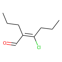 Z-3-Chloro-2-propyl-pent-2-enal