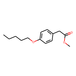 (4-pentoxy-phenyl)-acetic acid, methyl ester