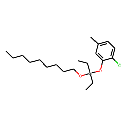 Silane diethyl(2-chloro-5-methylphenoxy)nonyloxy-
