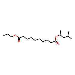 Sebacic acid, 4-methylpent-2-yl propyl ester