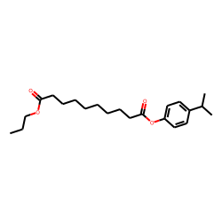 Sebacic acid, 4-isopropylphenyl propyl ester