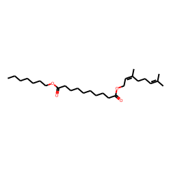 Sebacic acid, geranyl heptyl ester