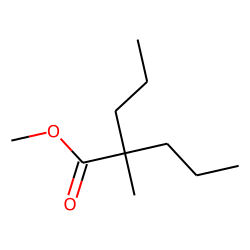 Pentanoic acid, 2-methyl-2-propyl, methyl ester