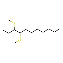 Undecane, 3,4-bis-(methylthio), erythro