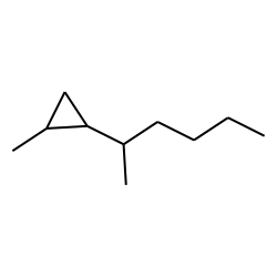 Cyclopropane, 1-methyl-2-(1-methylpentyl)-
