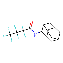 2-Adamantylamine, N-heptafluorobutyryl-