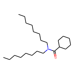 Cyclohexanecarboxamide, N,N-dioctyl-