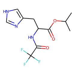 histidine (monoacyl), trifluoroacetyl-isopropyl ester