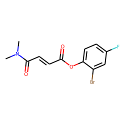 Fumaric acid, monoamide, N,N-dimethyl-, 2-bromo-4-fluorophenyl ester