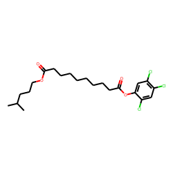 Sebacic acid, isohexyl 2,4,5-trichlorophenyl ester