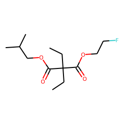 Diethylmalonic acid, isobutyl 2-fluoroethyl ester