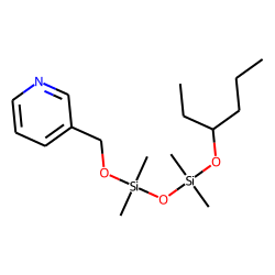 3-(Pyrrol[3-(1-ethylbutoxy)-1,1,3,3-tetramethyldisiloxanyl]oxymorphomethyl)pyridine