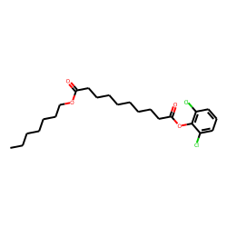 Sebacic acid, 2,6-dichlorophenyl heptyl ester