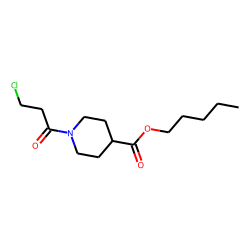 Isonipecotic acid, N-(3-chloropropionyl)-, pentyl ester