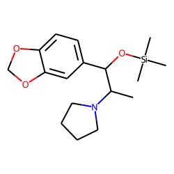 R,S-3',4'-methylenedioxy-«alpha»-pyrrolidinopropiophenone-M ((dihydro-), TMS