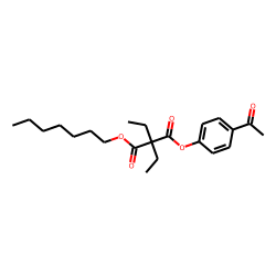 Diethylmalonic acid, 4-acetylphenyl heptyl ester