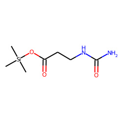 N-Carbamyl-3-alanine, mono-TMS