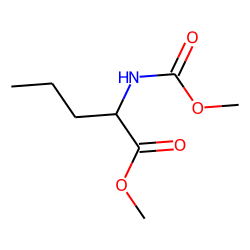 l-Norvaline, N-methoxycarbonyl-, methyl ester