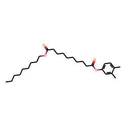 Sebacic acid, 3,4-dimethylphenyl nonyl ester