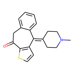 10H-Benzo[4,5]cyclohepta[1,2-b]thiophen-10-one, 4,9-dihydro-4-(1-methyl-4-piperidinylidene)-