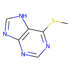 1H-Purine, 6-(methylthio)-