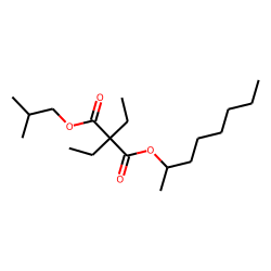 Diethylmalonic acid, isobutyl 2-octyl ester