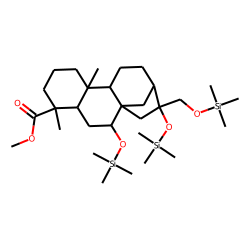 7«beta»,16«alpha»,17-triOH-kauranoic acid, methyl ester TMS ether