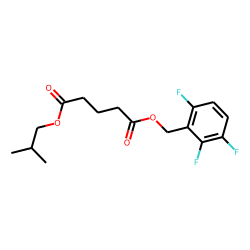 Glutaric acid, isobutyl 2,3,6-trifluorobenzyl ester