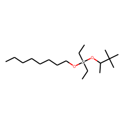 Silane, diethyl(3,3-dimethylbut-2-yloxy)octyloxy-
