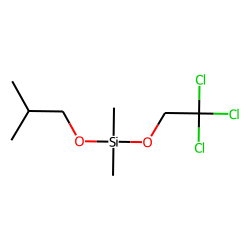 Silane, dimethyl(2,2,2-trichloroethoxy)isobutoxy-