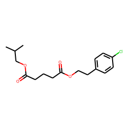 Glutaric acid, 2-(4-chlorophenyl)ethyl isobutyl ester