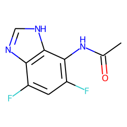 Benzimidazole, 4-acetamido-5,7-difluoro-