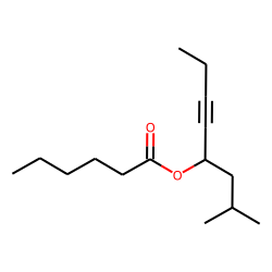 Hexanoic acid, 2-methyloct-5-yn-4-yl ester