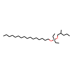 Silane, diethylhexadecyloxy(2-methylpentyloxy)-