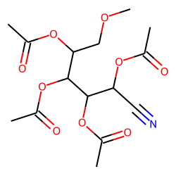 Glucose, 6-methyl, nitrile, acetylated