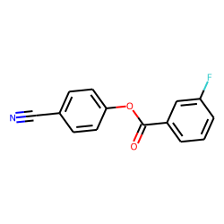 3-Fluorobenzoic acid, 4-cyanophenyl ester