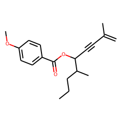 p-Anisic acid, 2,6-dimethylnon-1-en-3-yn-5-yl ester