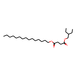 Succinic acid, 2-ethylbutyl pentadecyl ester